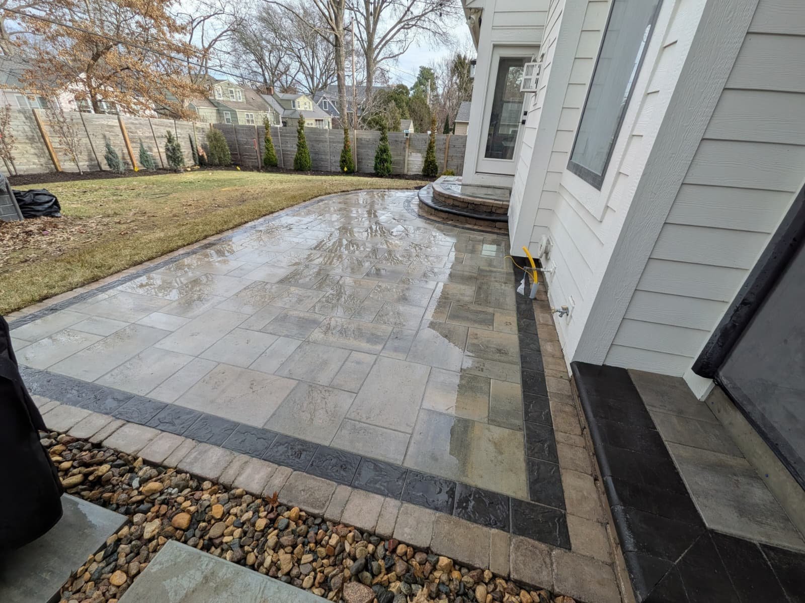 Patio with fire pit